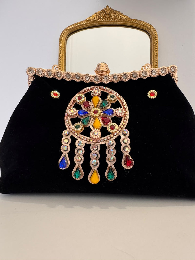 Sac en velours bijou