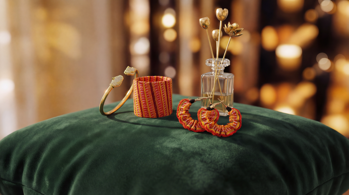Pochette Malali brodée